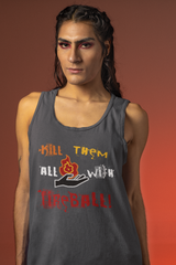 Kill Them All With Fireball! Ladies Tank Top